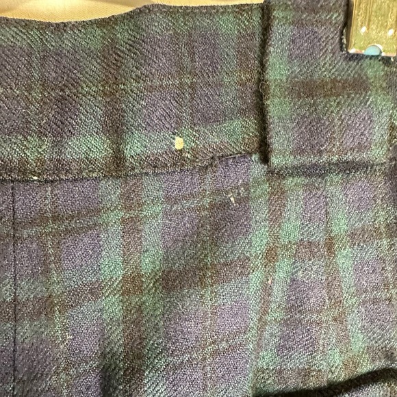 Vtg. Ganto 100% Pure Wool School Girl Skort Skirt Academia Y2K Women’s 6 Plaid - Picture 8 of 13